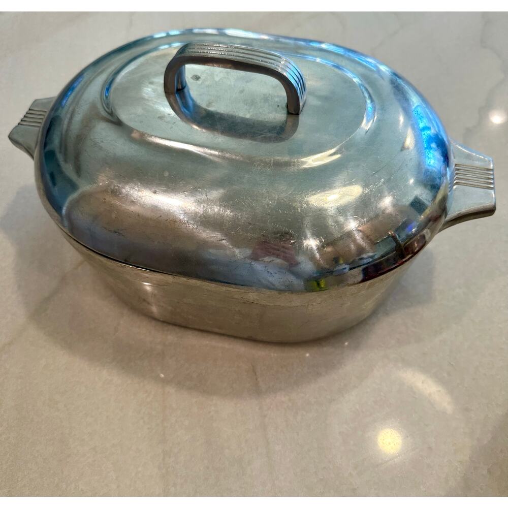 Vintage GHC Magnalite 4265 Cast Auminum Roaster Dutch Oven 8QT Made in the USA - Picture 7 of 12